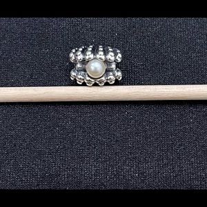 Authentic Pandora Pearl Oyster Clam Charm